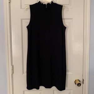 Adrienne Vittadini Black High Neck Dress Size 8